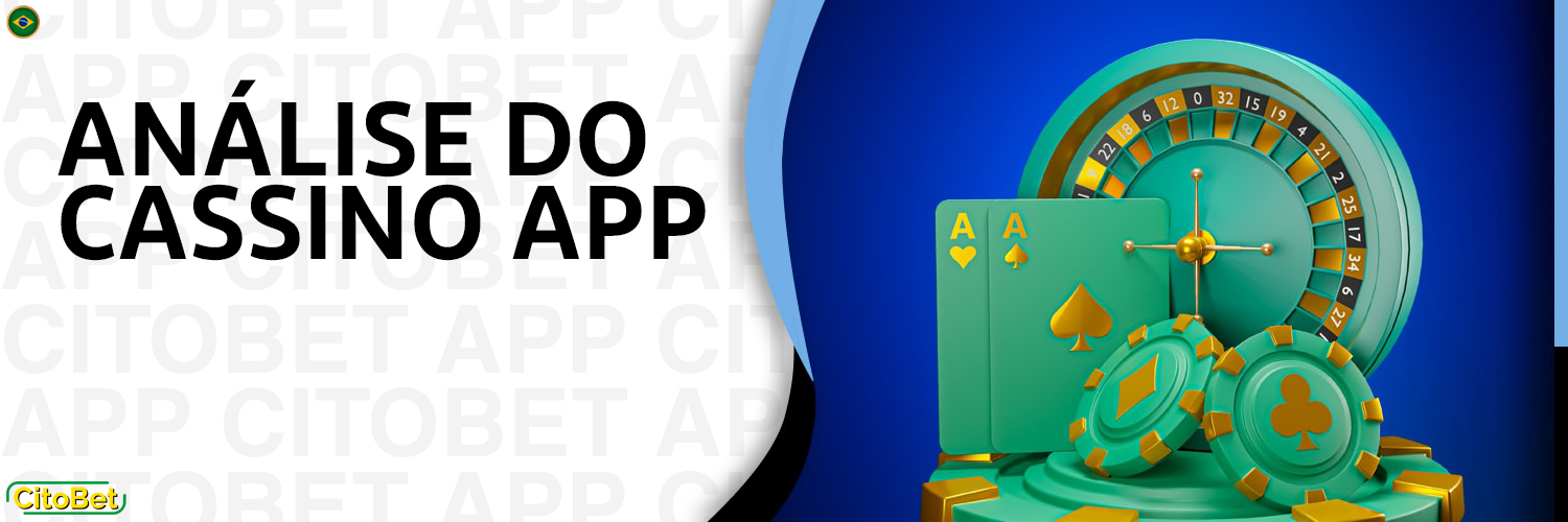 Casino online Citobet na aplicação móvel