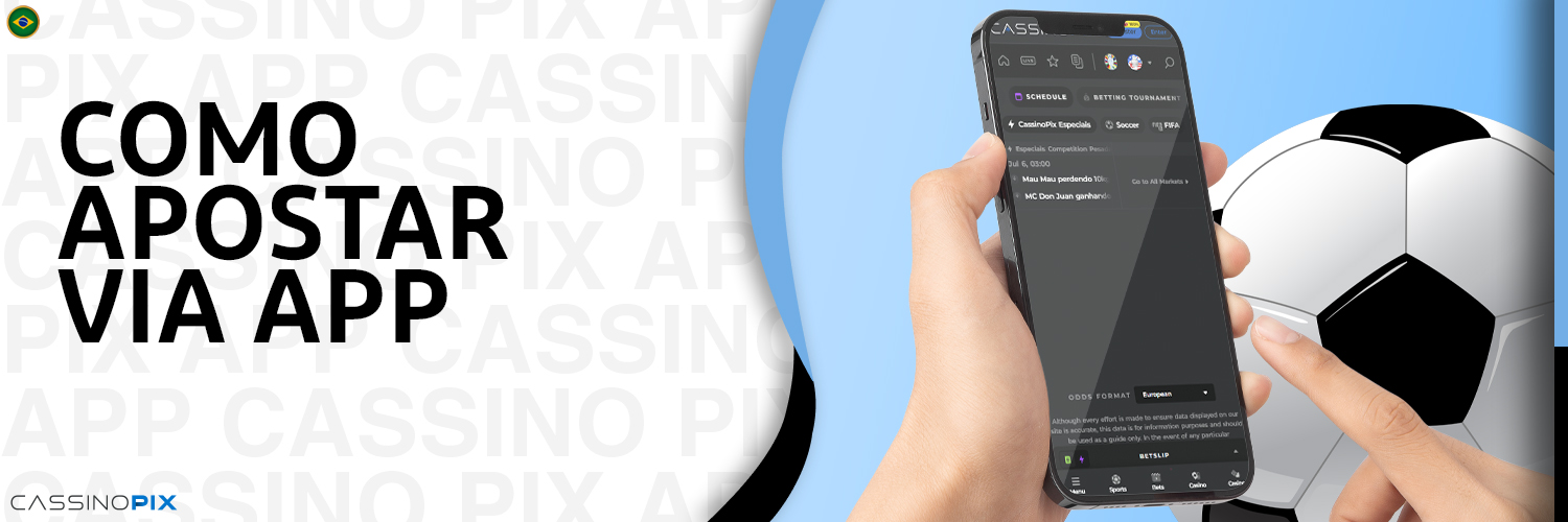 Instruções sobre como fazer sua primeira aposta no Cassino PIX App