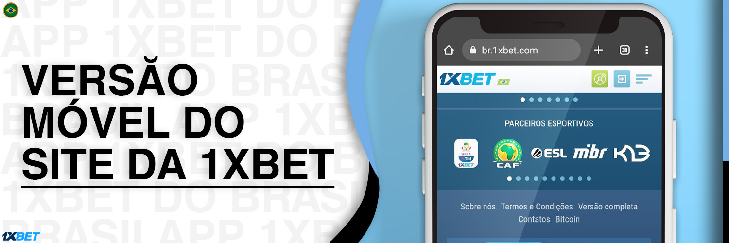 A 1xBet oferece um site móvel totalmente responsivo e projetado de forma intuitiva, com a mesma funcionalidade do site para computador.