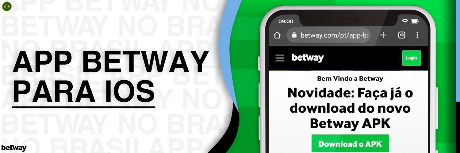 Instruções passo a passo detalhadas para o aplicativo iOS da Betway no Brasil.