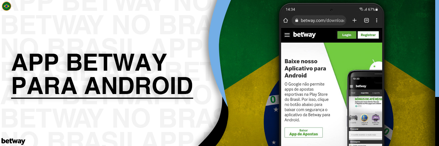 Instruções passo a passo detalhadas para o aplicativo Android da Betway no Brasil.
