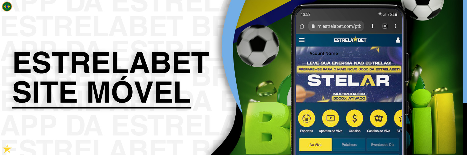 Com o site móvel da EstrelaBet, você pode jogar e apostar de forma fácil e conveniente em qualquer lugar e a qualquer hora.