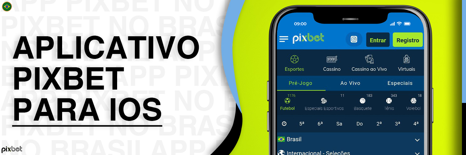 Uma descrição detalhada das funcionalidades e recursos do aplicativo Pixbet Brasil para iOS.