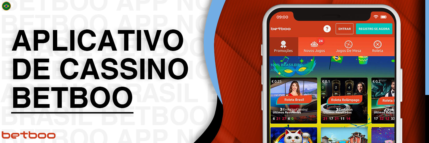 Revisão detalhada da seção de cassino no aplicativo móvel Betboo Brasil