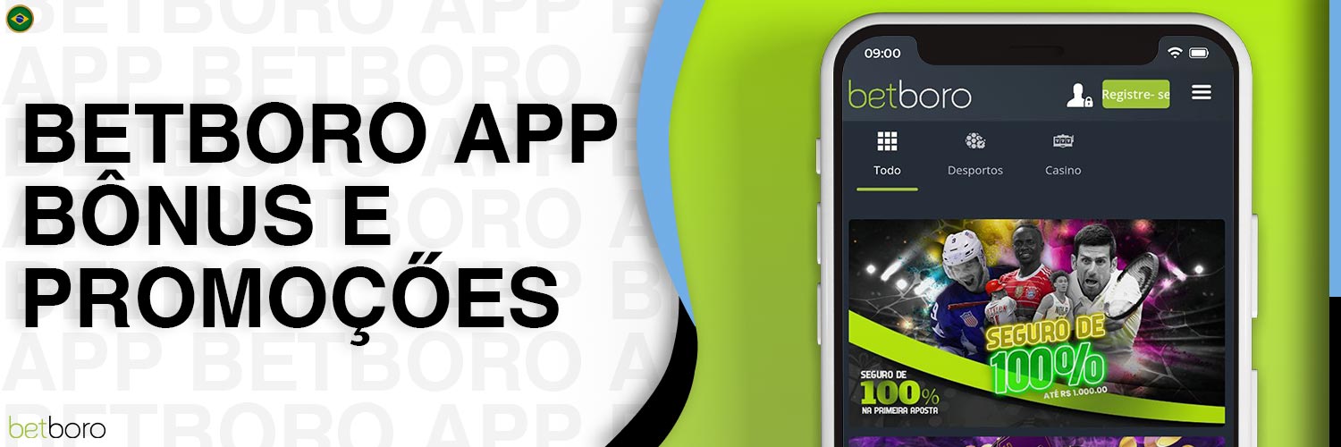 Revisão das promoções e bônus disponíveis no aplicativo Betboro para jogadores do Brasil.