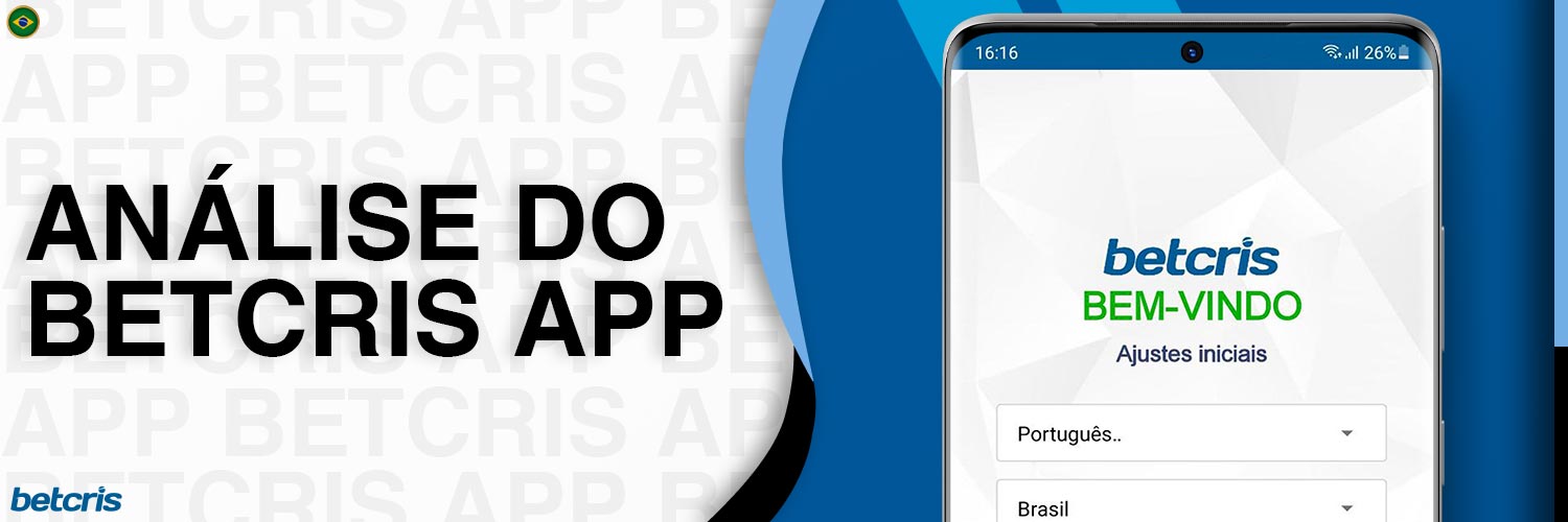 Informações gerais sobre o aplicativo Betcris Brasil.