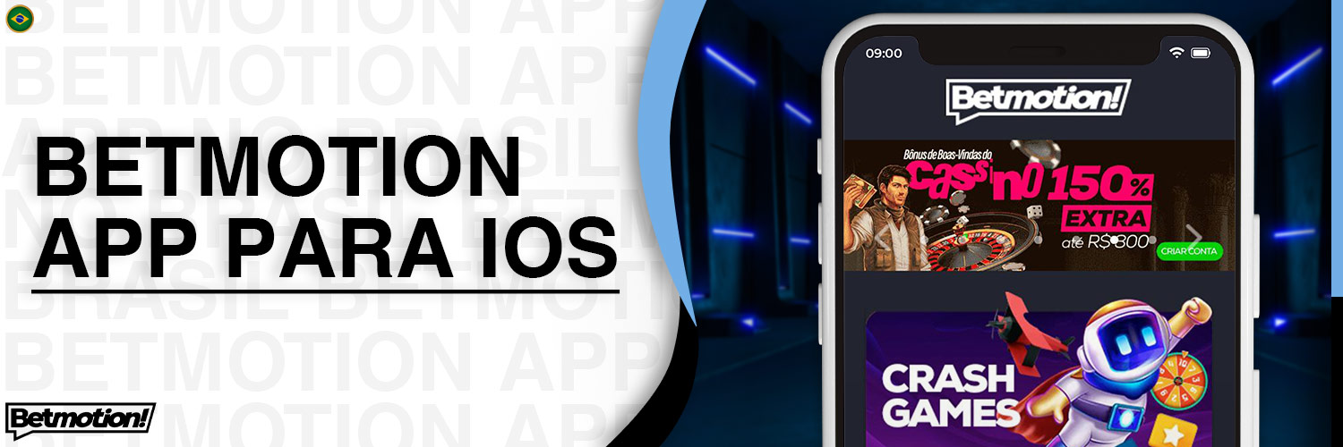 Descrição detalhada do aplicativo móvel Betmotion Brasil para iOS