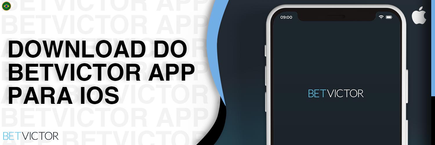 Guia passo a passo para baixar o aplicativo móvel BetVictor para iOS.