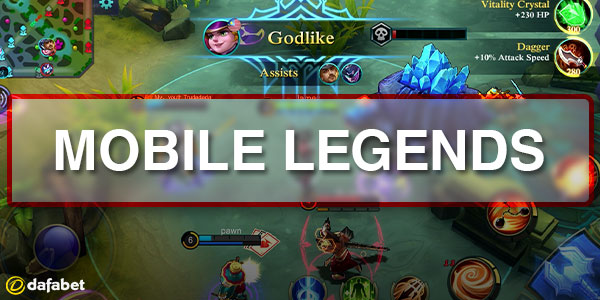 Faça apostas no "Mobile Legends" no aplicativo móvel Dafabet.