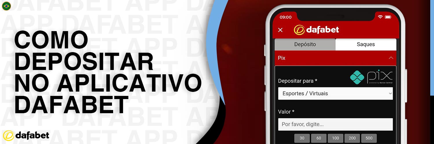 Revisão dos métodos de depósito disponíveis no aplicativo móvel da Dafabet para jogadores no Brasil.