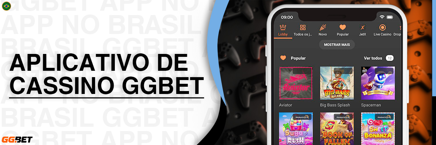 Revisão da secção de casino da aplicação móvel da casa de apostas GGbet Brasil