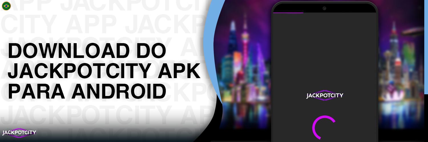 Guia passo a passo para baixar o aplicativo móvel JackpotCity para Android.
