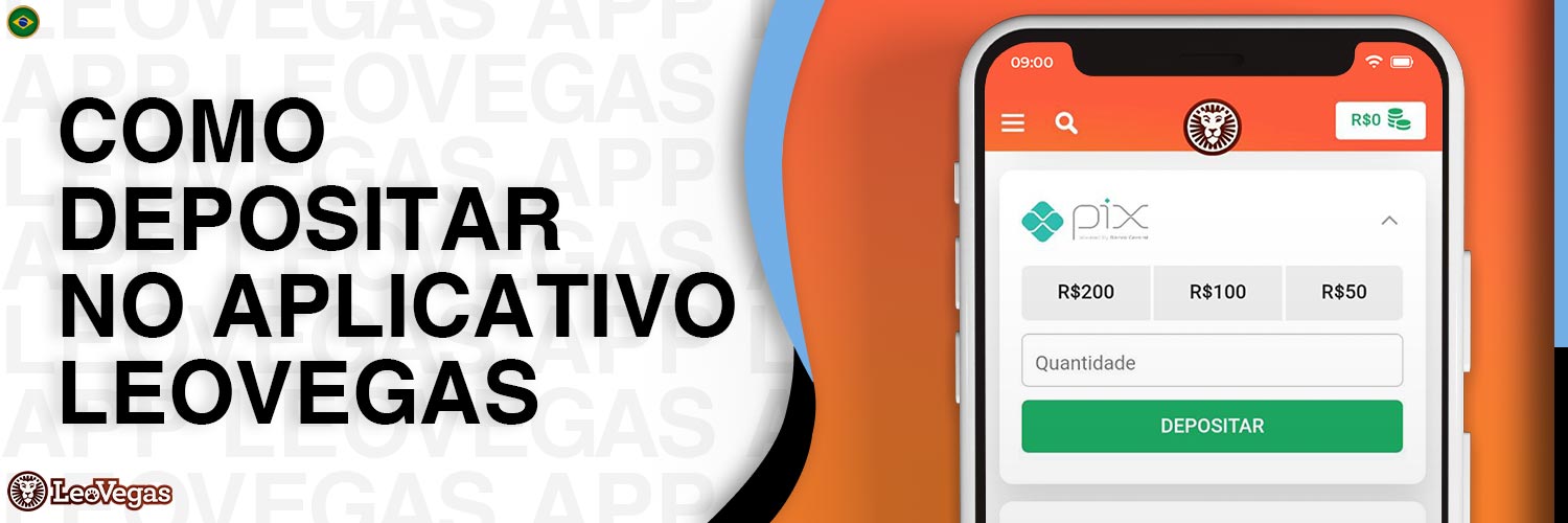 Revisão dos métodos de depósito disponíveis no aplicativo móvel da LeoVegas para jogadores no Brasil.