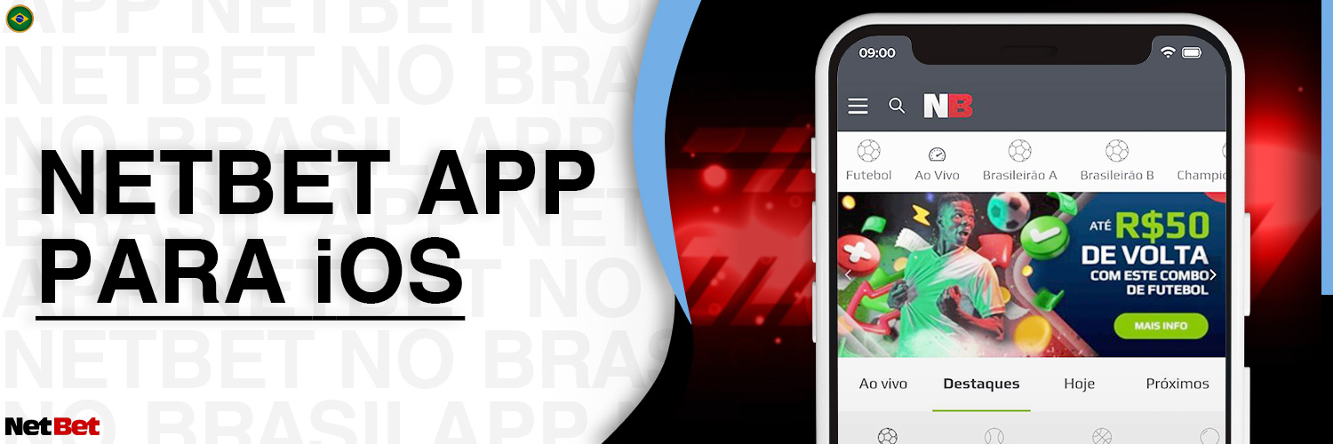A casa de apostas Netbet disponibiliza a sua aplicação móvel para iOS