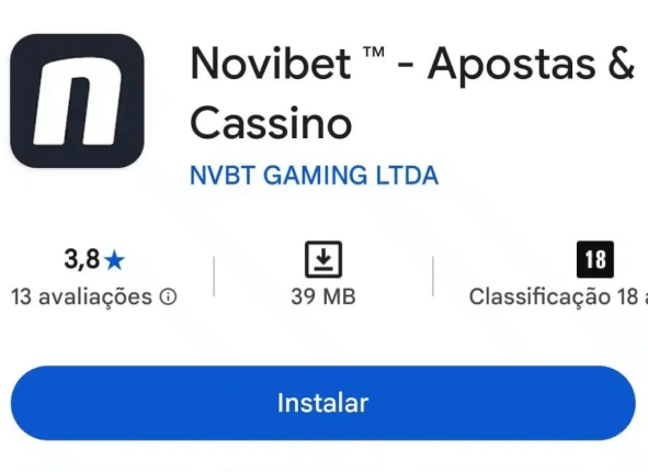 Download e instalação do Novibet App
